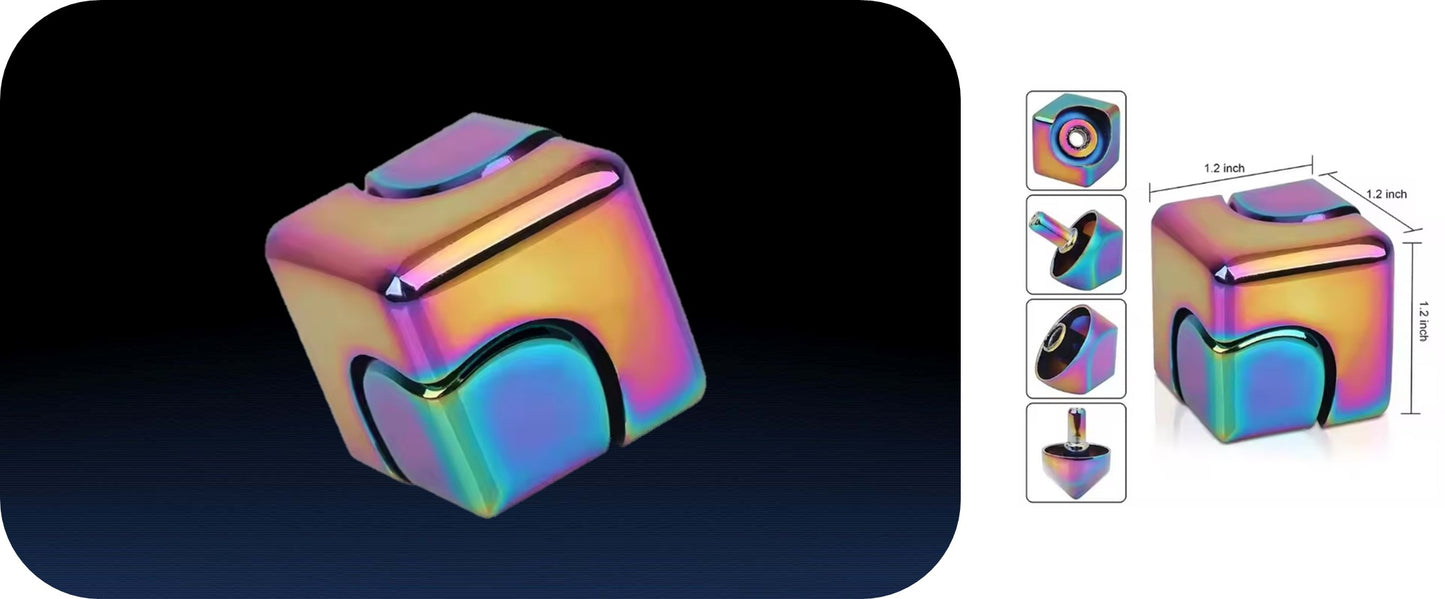 Spinner Cube Multi Colour (iridescent)
