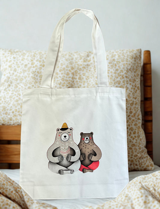 Torchbearers Bear Tote Bag