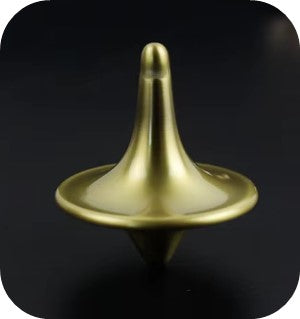 Spinning Top Metal Gyro (Gold)