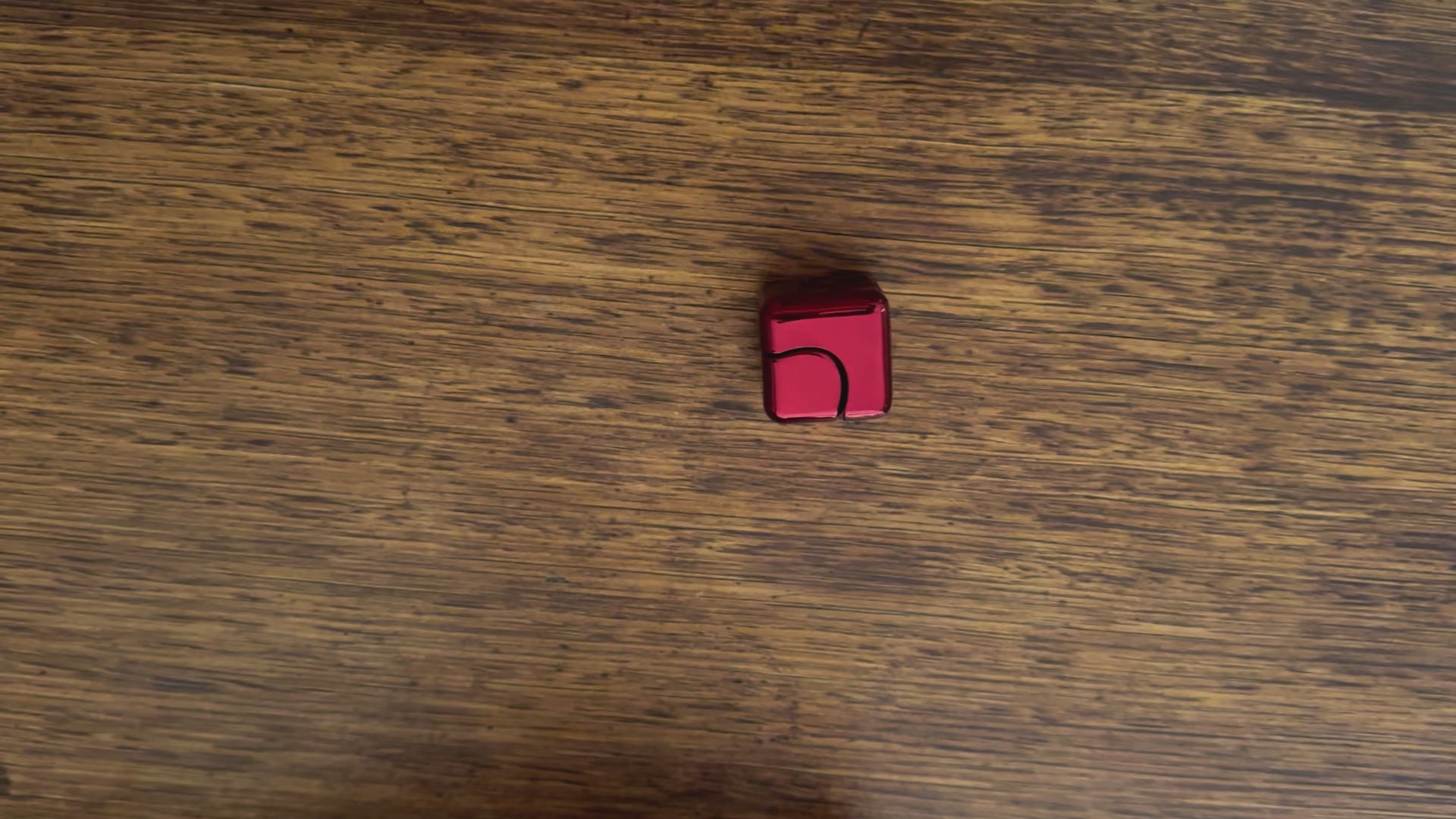 Red Fidget Spinner Cube Finger